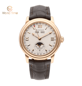 Blancpain Leman Moonphase & Complete Calendar In 18K Rose Gold 38mm