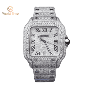 Cartier Santos ‘Bussdown’ Diamond Roman Dial 40mm