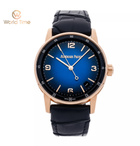 Audemars Piget Code 11.59 41mm 15210OR.OO.A028CR.01 Rose Gold Blue Dial