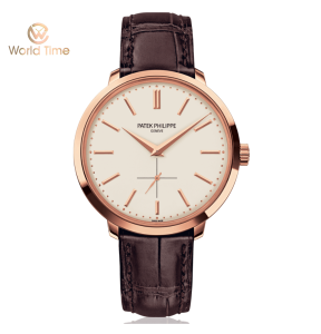 Đồng Hồ Patek Philippe Calatrava 38mm 18K Rose Gold Silver Dial 5123R-001