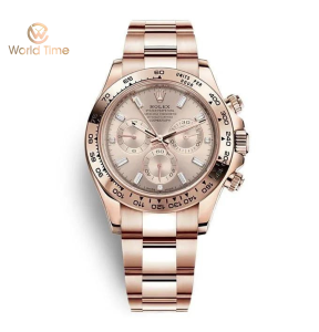 Đồng Hồ Rolex Cosmograph Daytona 116505-0017 Rose Gold 18k Diamond Baguete