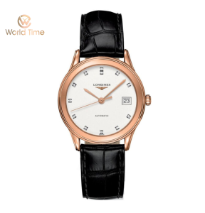 Đồng Hồ Longines Flagship 36mm 18k Rose Gold/Diamonds L4.774.8.27.2