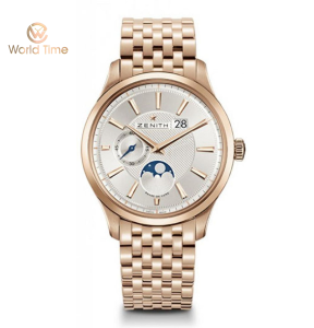 Đồng Hồ Zenith Captain Moonphase 18k Rose Gold 18.2140.691/02.M2140