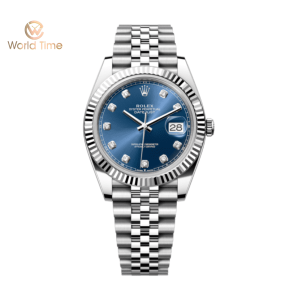 Rolex Datejust 41 126334 Mặt Xanh Blue Cọc Kim Cương