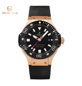 Hublot 312.PM.1128.RX Big Bang Black Dial 18K Rose Gold Ceramic Case Rubber 44mm