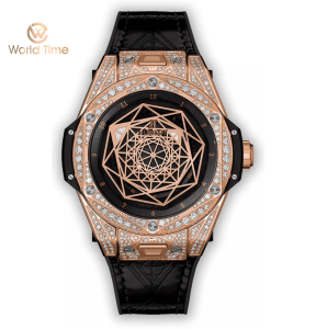 Hublot Big Bang Sang Bleu King Gold Pavé Diamonds 39mm 465.OS.1118.VR.1704.MXM18
