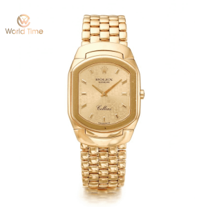 Rolex Cellini Cellissima 18k Yellow Gold Champagne Dial Ladies 6633
