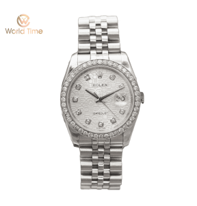 Rolex DateJust 116234 vi tính trắng cọc số kim cương