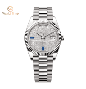 Rolex Day-Date 228239-0049 vàng trắng, mặt số kim cương