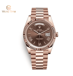 Rolex Day-Date 40 228235-0002 Mặt số nâu chocolate Cọc số La Mã