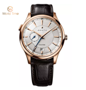 Zenith Elite Captain Dual Time Automatic 18k Rose Gold 18.2130.682/02.C498